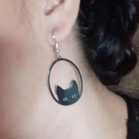 Hand crafted halloween dangle earrings - Picture 13 of 15